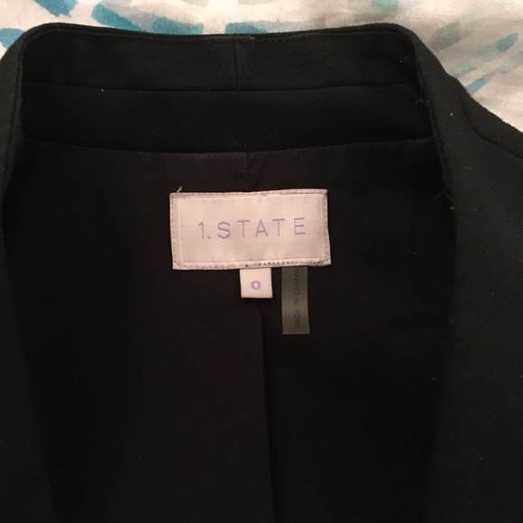 1.State Black Blazer (size 0) - Picture 3 of 3
